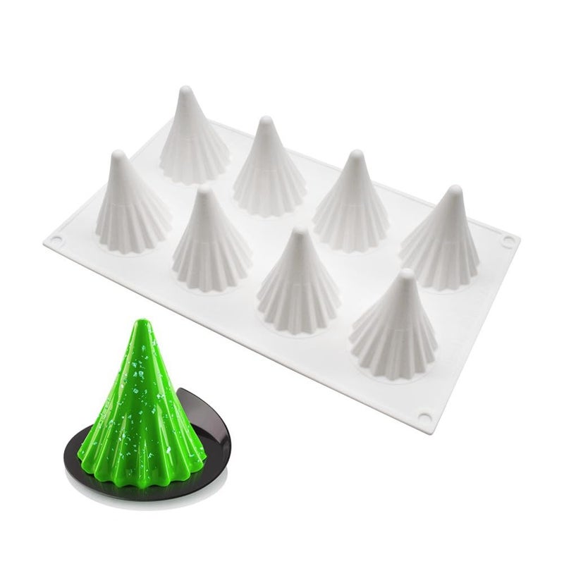 mostsom Silicone Christmas Tree Candle Mold DIY Santa Handmade Soap Chocolate Molds Resin Making 116 x 692 x 28 inch - Image 2