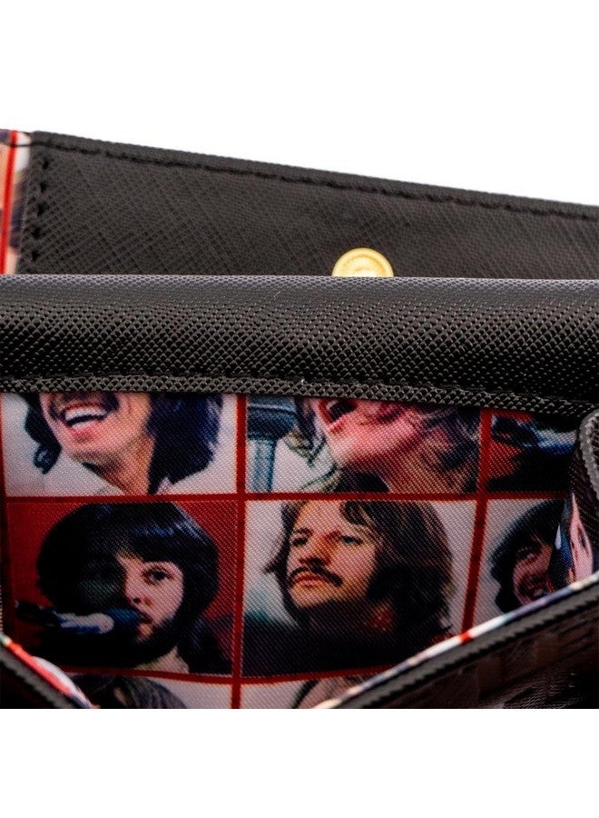 Loungefly The Beatles Let It Be Vinyl Record Faux Leather Wallet - Image 4