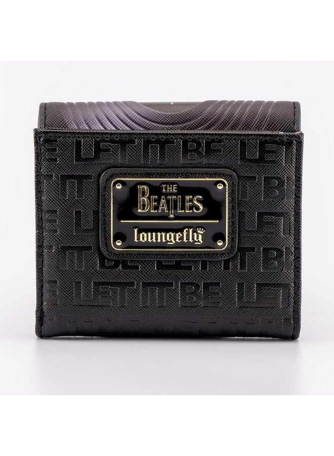 Loungefly The Beatles Let It Be Vinyl Record Faux Leather Wallet - Image 5