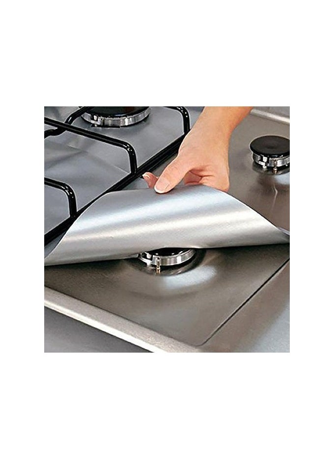 Spaceshoop Foil paper aluminum stove protect and preserve the stove  packet 12 pieces  - Image 4