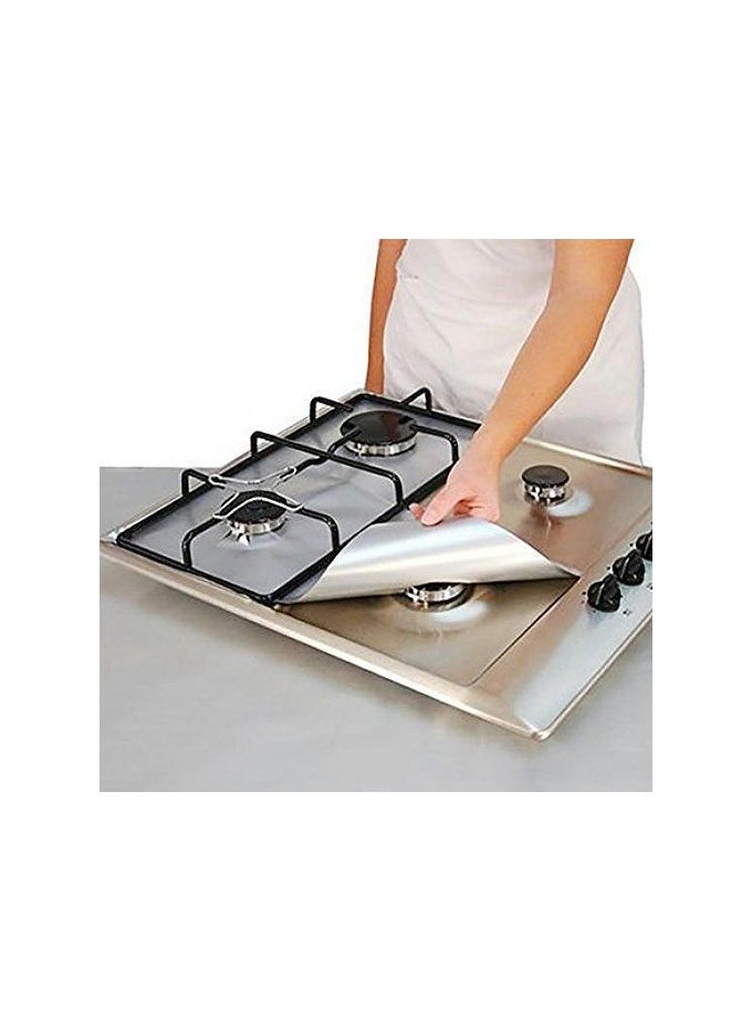 Spaceshoop Foil paper aluminum stove protect and preserve the stove  packet 12 pieces  - Image 1