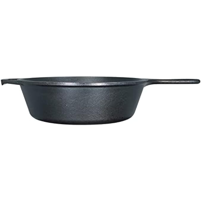 Lodge L8Dsk3 Cast Iron Deep Skillet PreSeasoned 1025Inch - Image 3