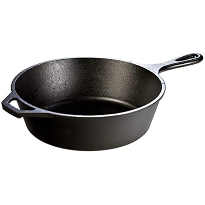Lodge L8Dsk3 Cast Iron Deep Skillet PreSeasoned 1025Inch - Image 1