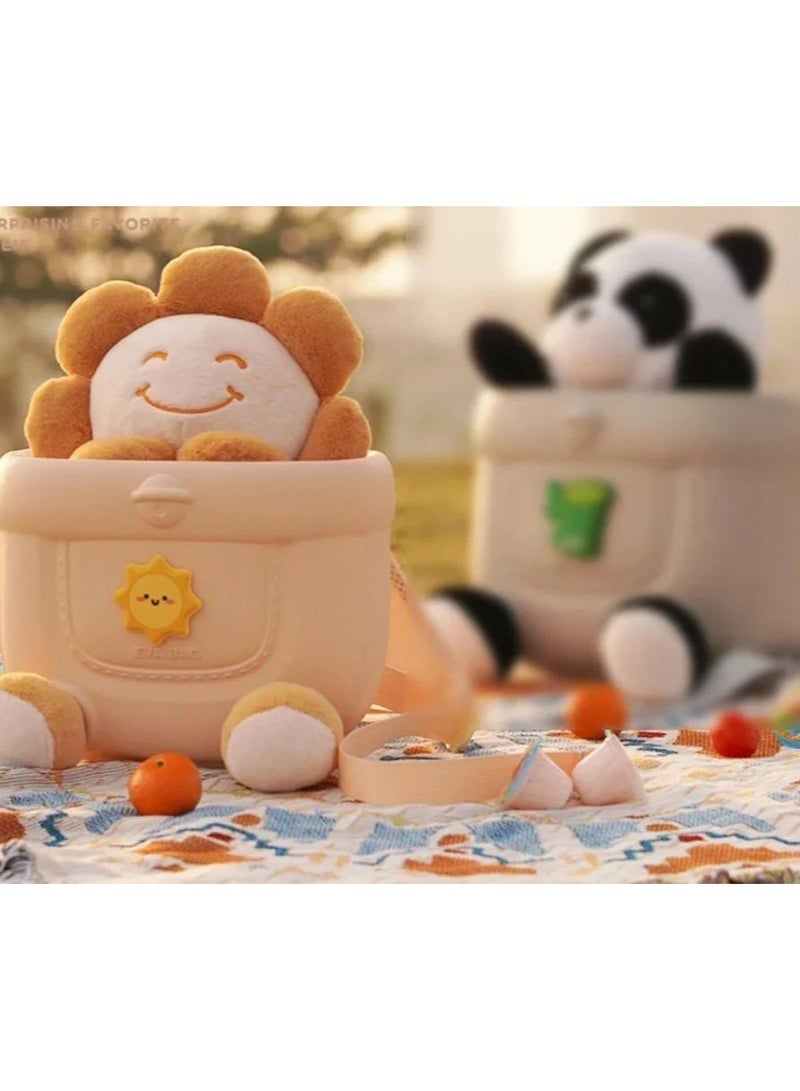 بيكوسيسي حقيبة ظهر ليتل سربرايز بوكس ​​للأطفال | حقيبة ظهر للسفر على شكل لعبة الأرنب الناعمة للبنات | حقيبة أطفال أنيقة وناعمة ومريحة باللون البيج - Image 2