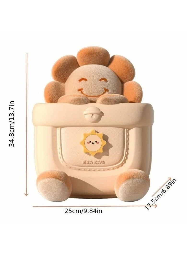 بيكوسيسي حقيبة ظهر ليتل سربرايز بوكس ​​للأطفال | حقيبة ظهر للسفر على شكل لعبة الأرنب الناعمة للبنات | حقيبة أطفال أنيقة وناعمة ومريحة باللون البيج - Image 3