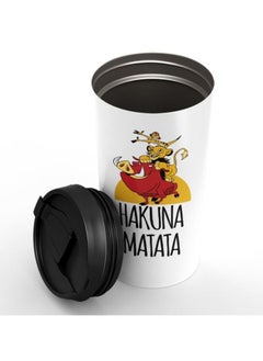 LIT Cartoon Printed Travel Tumbler With Acrylic Lid  - Image 1