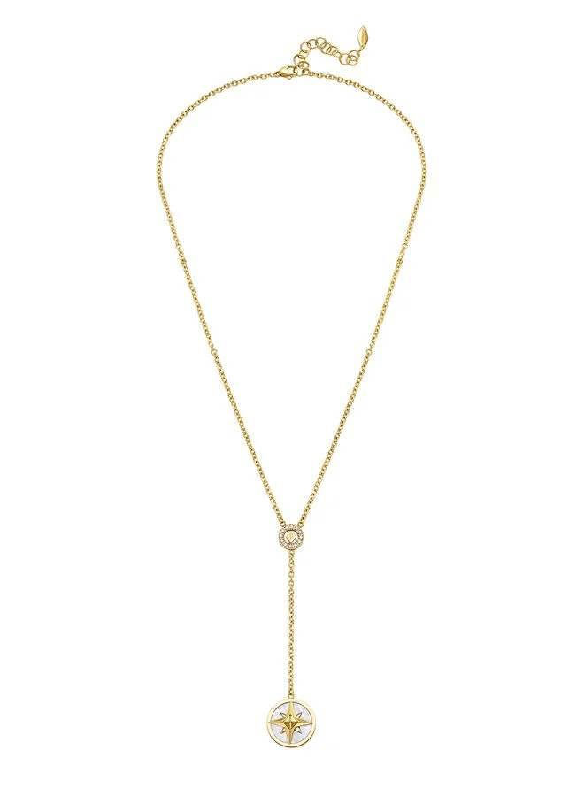POLICE Necklace For Women Gold Plated With Mother Of PearlPEJLN0002003