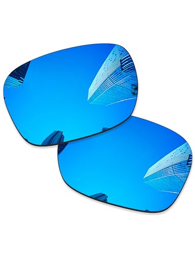 Combine8 2 Pairs Ploarized Replacement Lenses for Oakley Holbrook OO9102/Holbrook Mix OO9384/Holbrook Asian Fit (AF) OO9244 Sunglass - Fire Red + Ice Blue - Image 3