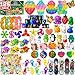 TwCare 125 Pcs Party Favors Fidget Toys Pack Randomly Selected Pop Sensory Set 65 Stickers Gifts for Kids Adults Boy Girl Stocking Stuffers Autistic Goodie Bag Filler Treasure Box Classroom Prizes School - Image 3