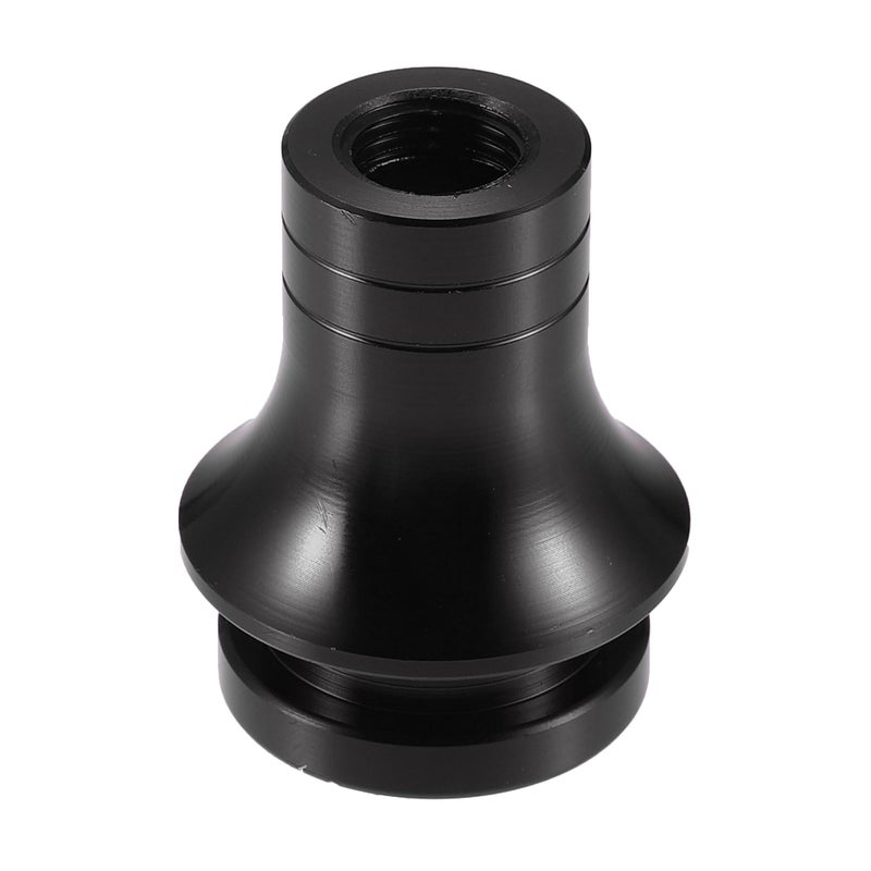 VekAuto Car Gear Shift Knob Adapter M12x125 Shifter Boot Retainer Universal for Manual Transmission Vehicles Durable Aluminum Alloy Black - Image 3