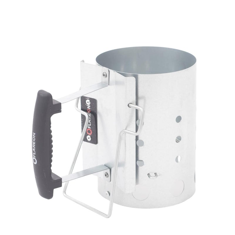 Flareon MIDBURN Barbeque BBQ Charcoal Grill Chimney Fire Starter Lighter Briquette Coal Fire Starter Accessory - Image 1