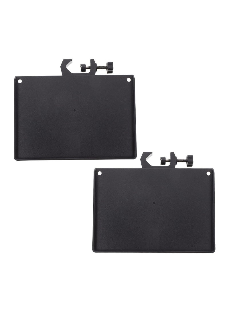 Captaintech 2pcs Universal Sound Storage Tray Live Broadcast Microphone Mic Rack Stand - Image 1