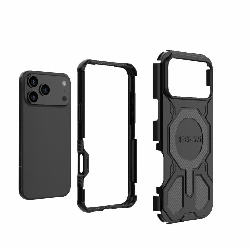 BIBERCAS For Iphone 17 Pro Max Real Color Series Magsafe Shockproof Phone Case(Gray) - Image 5