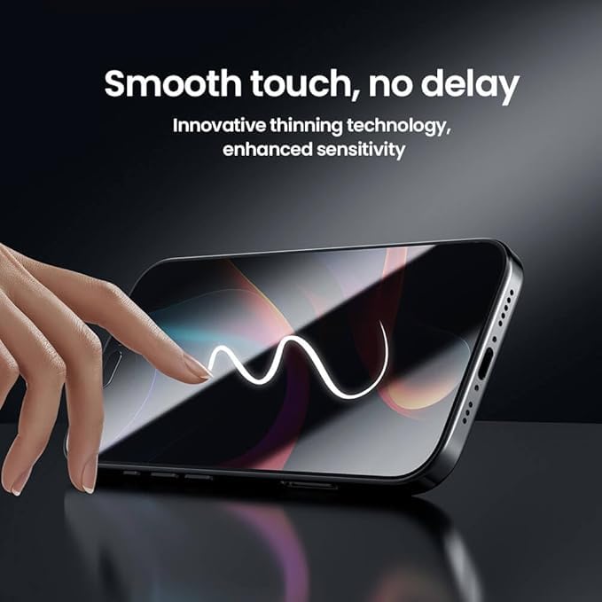 Mobilebies Premium Tempered Glass Screen Protector Guard For iPhone 16 Plus/iPhone 15 Plus (6.7 Inch, Pack of 1) | Edge to Edge Coverage With Easy to installation kit - Image 4