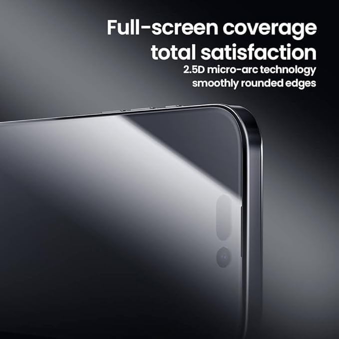 Mobilebies Premium Tempered Glass Screen Protector Guard For iPhone 16 Plus/iPhone 15 Plus (6.7 Inch, Pack of 1) | Edge to Edge Coverage With Easy to installation kit - Image 2