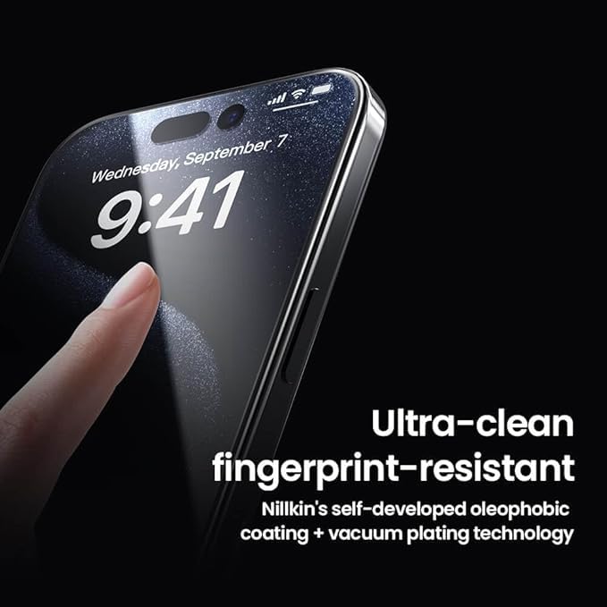 Mobilebies Premium Tempered Glass Screen Protector Guard For iPhone 16 Plus/iPhone 15 Plus (6.7 Inch, Pack of 1) | Edge to Edge Coverage With Easy to installation kit - Image 5