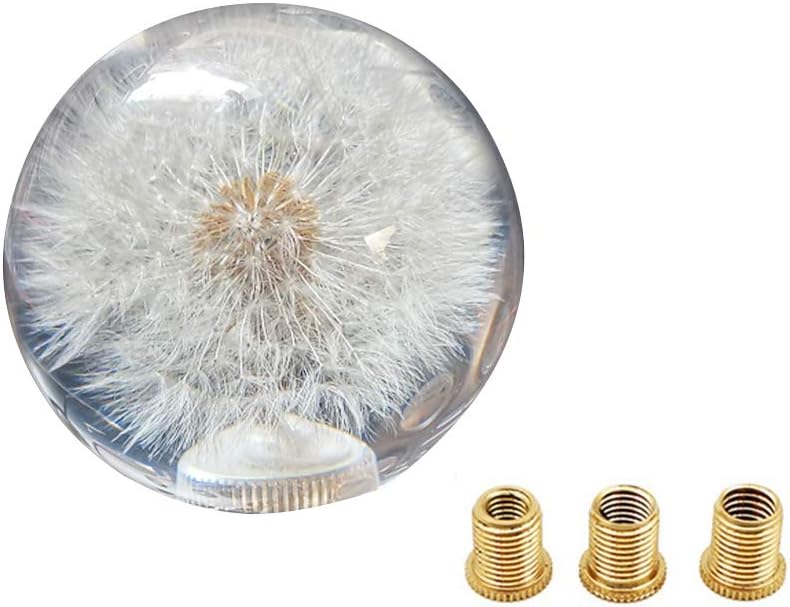 Sakali Crystal Ball Gear Shift Knob with Dandelions - Image 1