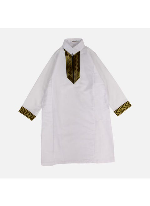 White Long-Sleeved Jilbab