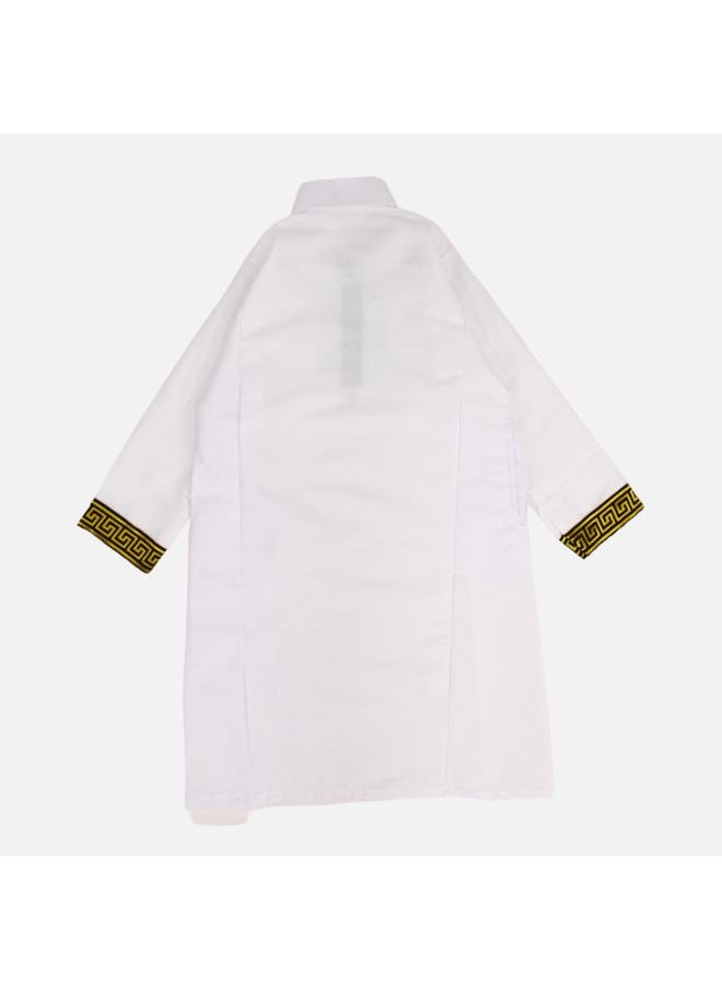 Our kids - White Long-Sleeved Jilbab - Image 1
