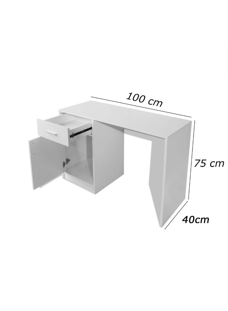 Furniture Store Modern desk, height 75 cm - width 100 cm - depth 40 cm, from Furniture Store. - Image 5