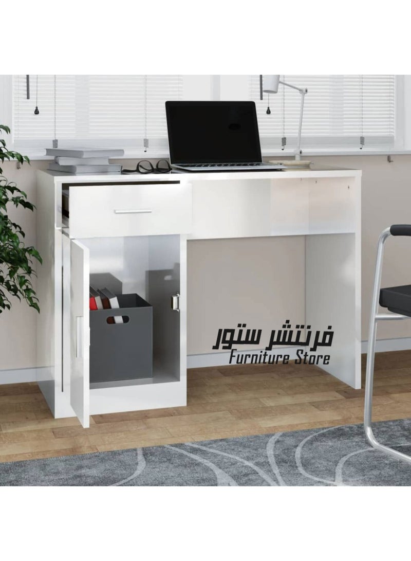 Furniture Store Modern desk, height 75 cm - width 100 cm - depth 40 cm, from Furniture Store. - Image 1