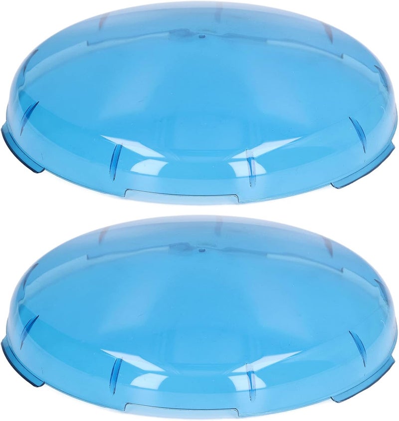 Pool Lamp Lens Cover, 19cm Transparent Blue Swimming Pond Light Lid, 2Pcs - Durable Plastic Material, Easy Installation, Replacement for Amerilite Pool Lights - Image 2