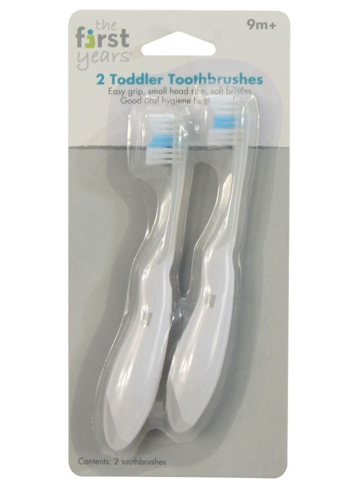 ذا فيرست ييرز فرشاة أسنان للأطفال بسن المشي - عبوة من قطعتين - Image 1