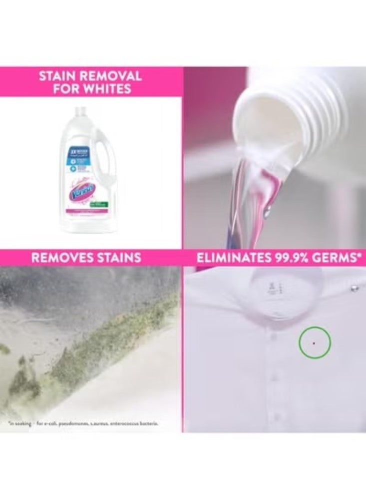 Vanish Whites Fabric Stain Remover Liquid 3X Better Chlorine Bleach Free 1L 1Liters - Image 5