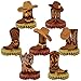 Faccito 7 Pcs Western Party Centerpiece Decorations Western Boots Honeycomb Centerpieces for Tables Cowboy Themed Baby Shower Birthday Party Decor Supplies - Image 2