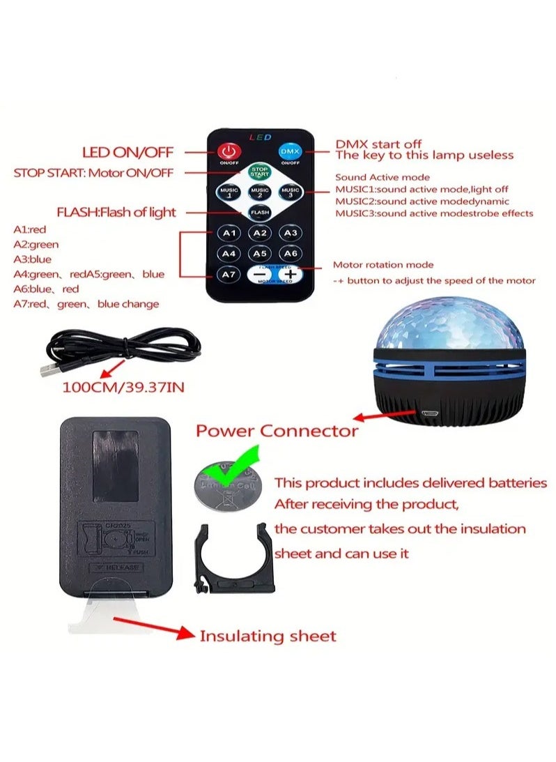 Bukela - Rechargeable Star Light Projector LED Night Light with Remote Control - Image 1