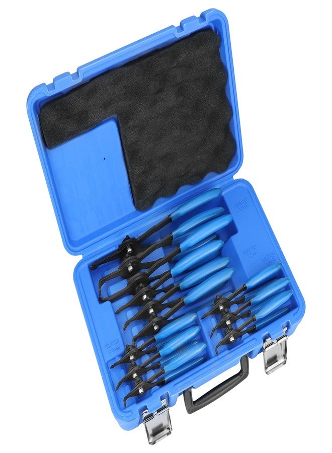 QWORK 12 Piece Versatile Retaining Snap Ring Pliers Set, Heavy-Duty Chrome-Moly Steel - Image 2