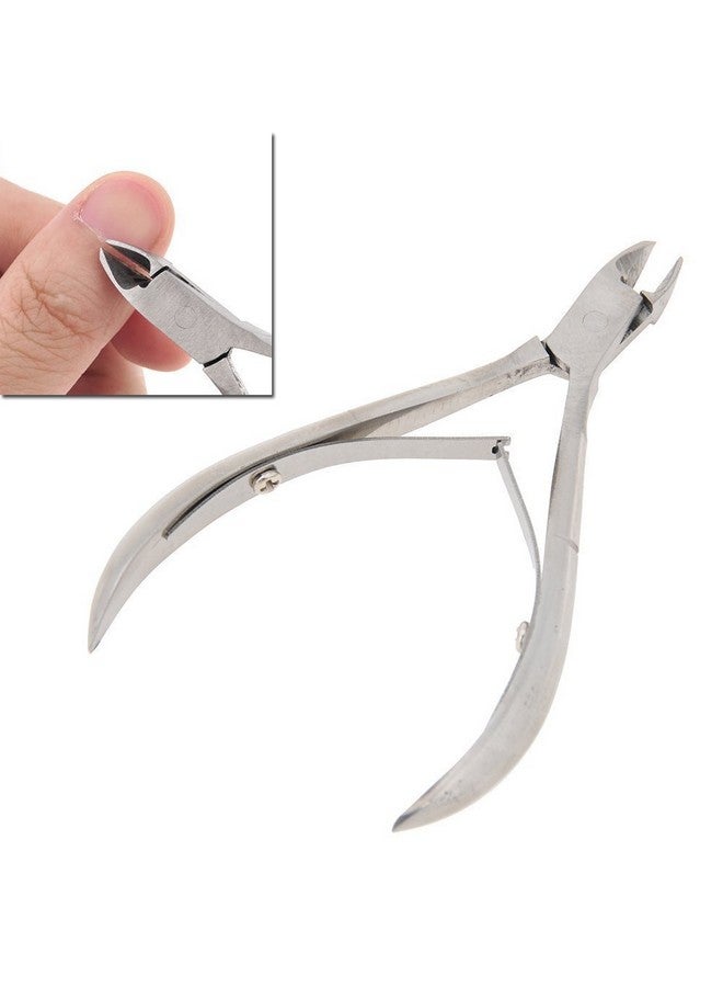 فوكس أداة قص أظافر القدم من FOK ذات الجودة الاحترافية المصنوعة من الفولاذ المقاوم للصدأ - فضية - Image 3