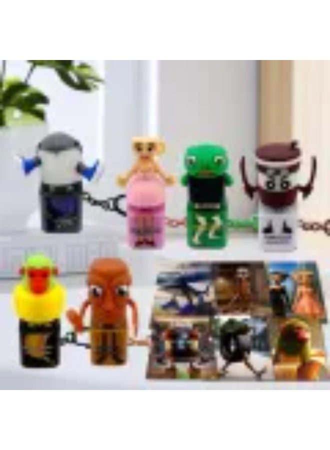 ACLIX 3D Printed Tung Tungtung Sahar Collectible Viral Brainrot Expression Pack Toy, Wooden Stick man, Suitable For Weird Gifts - Image 3