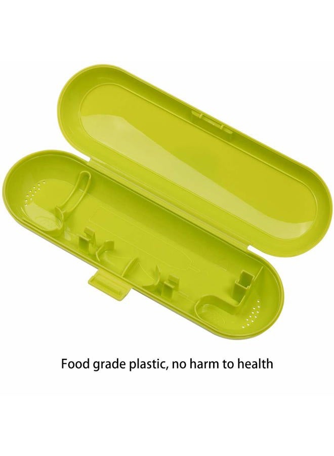 Nincha Plastic Electric Toothbrush Travel Case for Oral-B Pro Series, 2 packs (Blue&Green) - Image 3