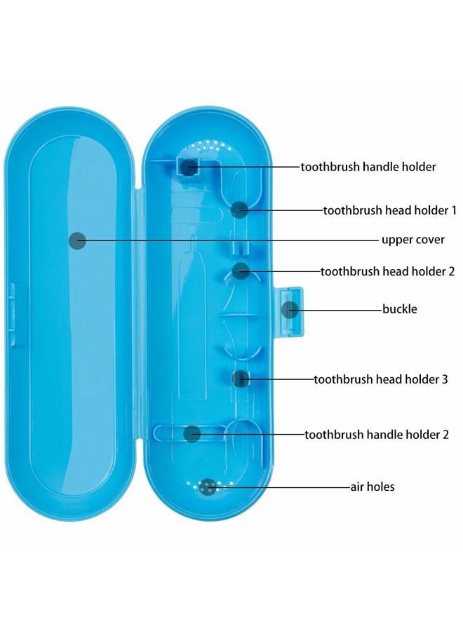 Nincha Plastic Electric Toothbrush Travel Case for Oral-B Pro Series, 2 packs (Blue&Green) - Image 5