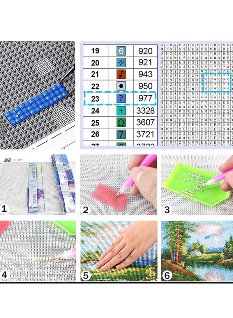 STRATEG DIY 5D Round Diamond Painting Craft Kits Multicolor - Image 4