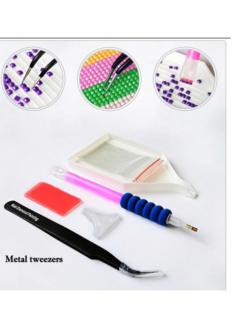 STRATEG DIY 5D Round Diamond Painting Craft Kits Multicolor - Image 3