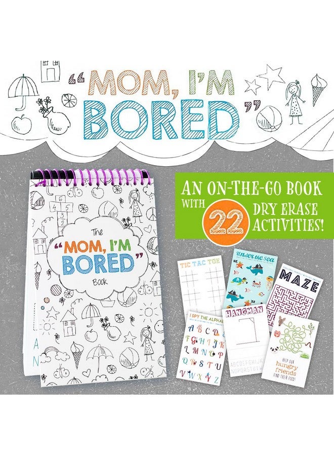 Squirrel Products Original I'm Bored Children's Activity Book, Dry Erase Road Trip Essentials for Kids, Screen Free Activities for Kids Ages 3 and Up - Image 2