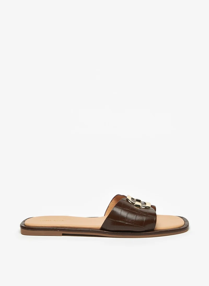 Flora Bella Embellished Slip-On Sandals