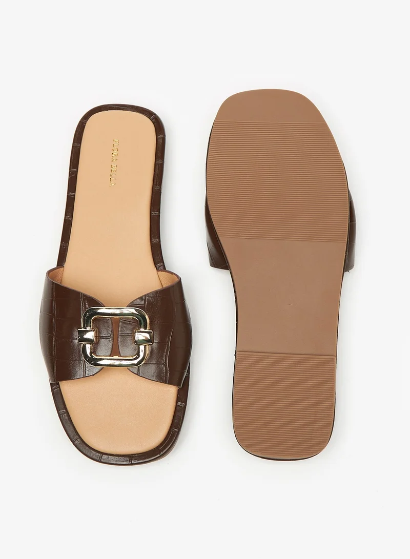 Flora Bella Embellished Slip-On Sandals
