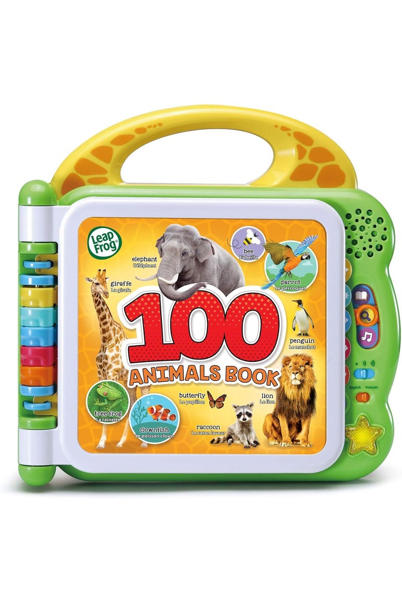 LeapFrog 100 Animals Book - Interactive Bilingual Baby Book with Sounds - Image 1