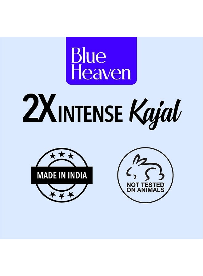 بلو هيفن قلم كحل أزرق داكن مكثف ٢X من بلو هيفن | يدوم حتى ١٢ ساعة | مقاوم للماء والتلطخ | غني بخلاصة الصبار المهدئ | لمسة نهائية غير لامعة | كحل طويل الأمد للنساء، ٠.٣٠ غرام - Image 2