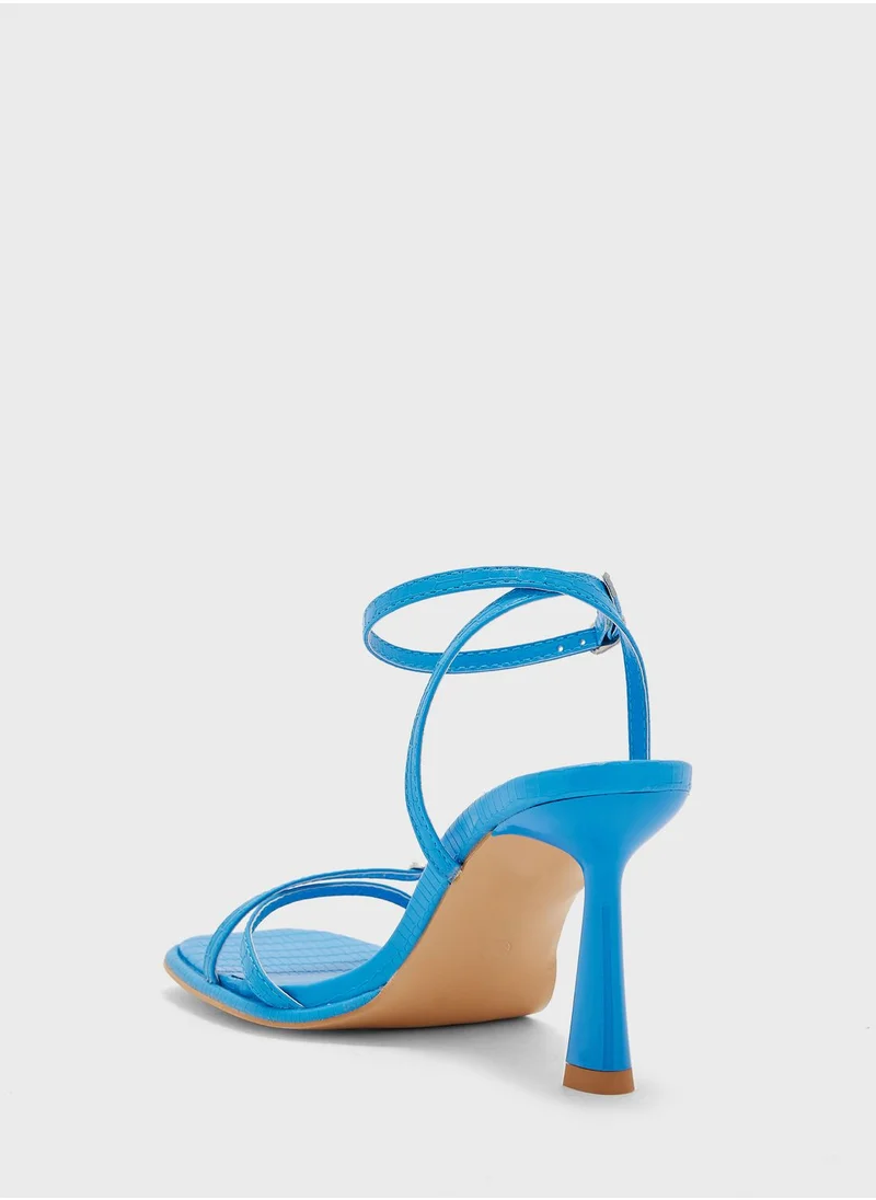 Ginger Crossover Strap High Heels Sandals