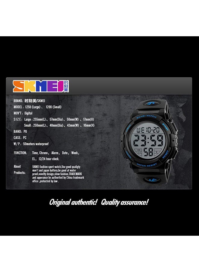 Boys' Silicone Digital Watch 1836 - Image 4