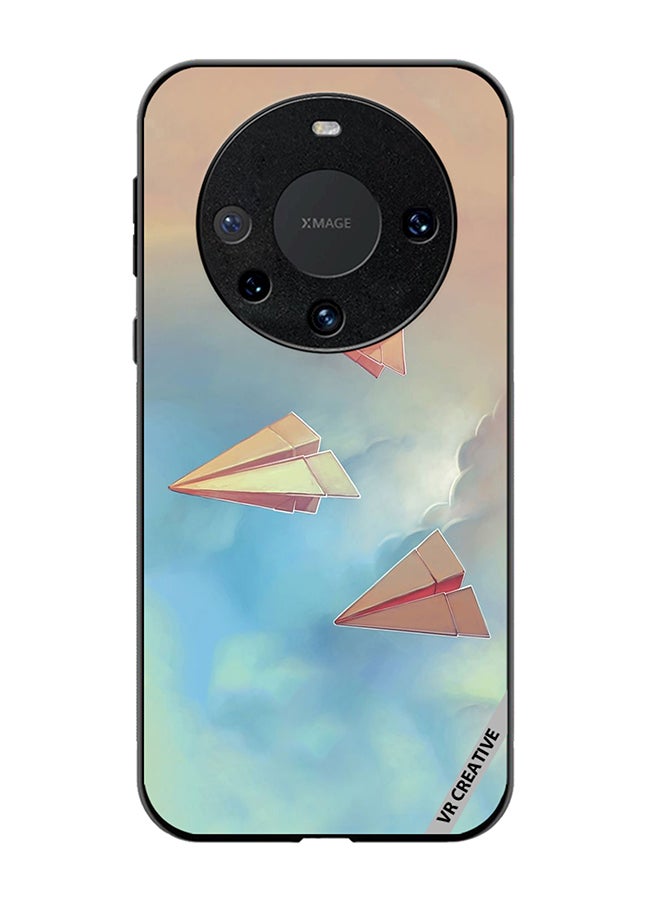 Protective Case Cover For Huawei Mate 60 Paper Plane Design  Multicolour