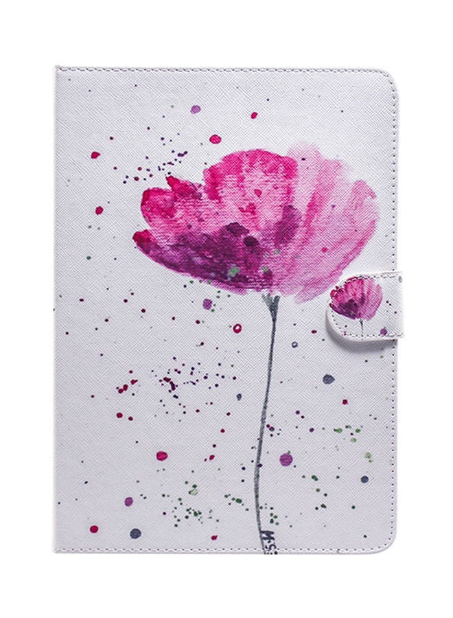 NIBEMINENT Purple Orchids Pattern Horizontal Flip Leather Case Cover With Holder For iPad Mini (2019) / 4 3 2 1 Multicolour - Image 1