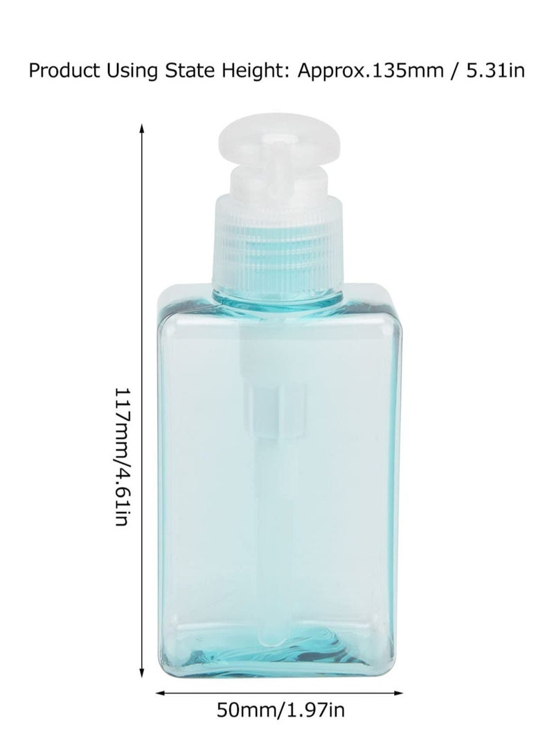 SYOSI 100ML Refillable Pump Bottle Dispenser, 3 Pack Portable Travel Containers Empty Shampoo Pump Bottles for Lotion, Shower Gel, Hand Soap  - Image 5