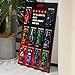 iLuane Display Wallboard for 66802 Display Frame for 10 Cars Ideal for Adult Collectors Home  Office Wall Mount Style BCars Not Included - Image 2