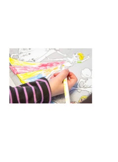Generic Coloring Paper Roll for Kids, 300x30 cm Toddler Drawing Paper Roll, Squeaky Clean Sticky Wall Painting Stickers Set for Gift (Animal)  - Image 3