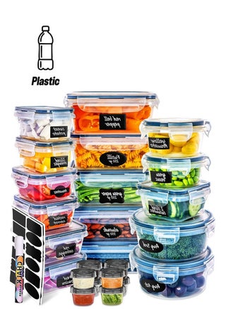 24-Piece Food Storage Container Set, BPA-Free Storage Box, Plastic Containers for Kitchen Organization, Meal Prep, Lunch Containers (Includes Labels & Pen) - pzsku/ZB15F0E6B1FA0F8F83C39Z/45/1744056680/1ef20b3a-eb05-43e4-96f0-6dfc6f6c2b8b